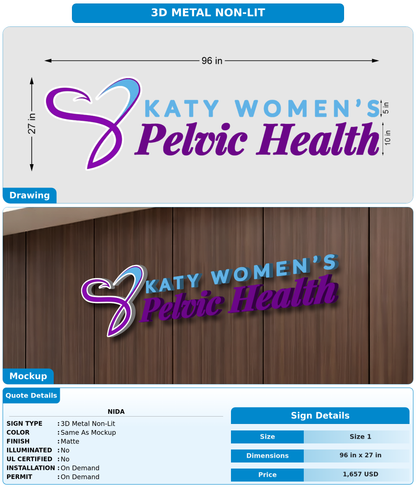 CUSTOM MOCKUP SIGN FOR Nida