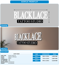 CUSTOM MOCKUP SIGN FOR Lacey rash