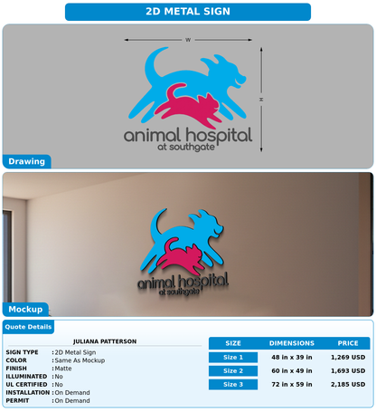 CUSTOM MOCKUP SIGN FOR Juliana Patterson