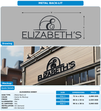 CUSTOM MOCKUP SIGN FOR Alexandria Kinney