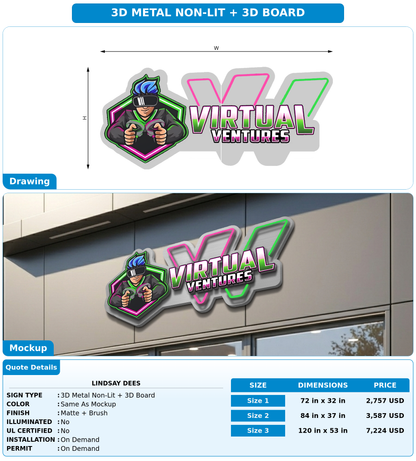 CUSTOM MOCKUP SIGN FOR Lindsay Dees