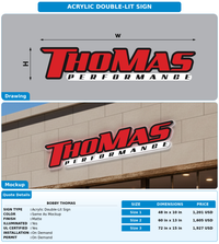 CUSTOM MOCKUP SIGN FOR BOBBY THOMAS