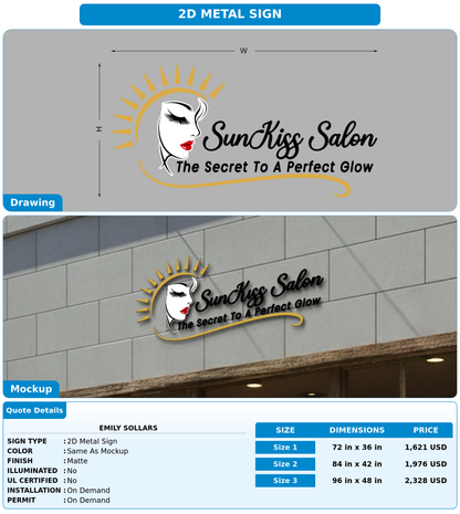 CUSTOM MOCKUP SIGN FOR Emily Sollars