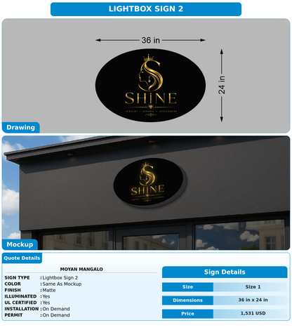 CUSTOM MOCKUP SIGN FOR Moyan Mangalo