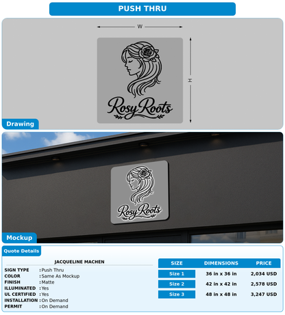 CUSTOM MOCKUP SIGN FOR Jacqueline Machen