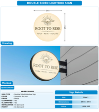 CUSTOM MOCKUP SIGN FOR Valerie Massie