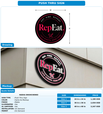 CUSTOM MOCKUP SIGN FOR Nadiia Onishchenko