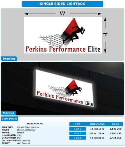 CUSTOM MOCKUP SIGN FOR Angel Perkins