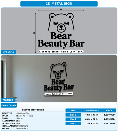 CUSTOM MOCKUP SIGN FOR Brooke Stephenson