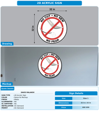 CUSTOM MOCKUP SIGN FOR David Malakov