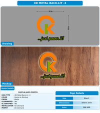 CUSTOM MOCKUP SIGN FOR Camyla Alves Pontes