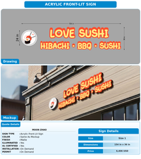CUSTOM MOCKUP SIGN FOR Moon Zhao