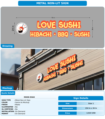 CUSTOM MOCKUP SIGN FOR Moon Zhao