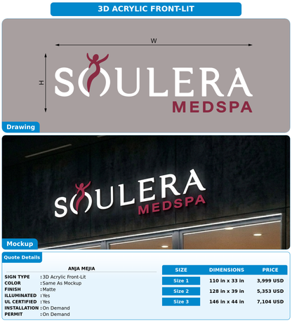 CUSTOM MOCKUP SIGN FOR Anja
  Mejia