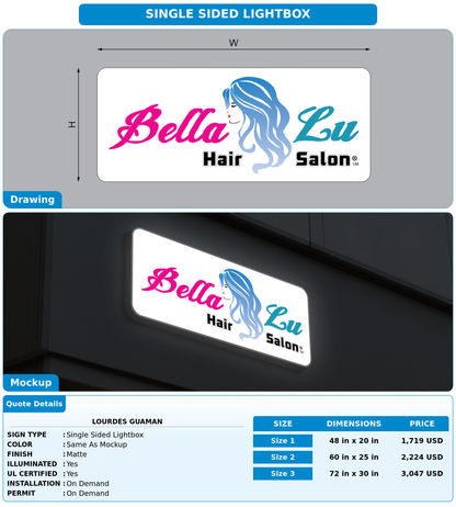 CUSTOM MOCKUP SIGN FOR Lourdes
  Guaman