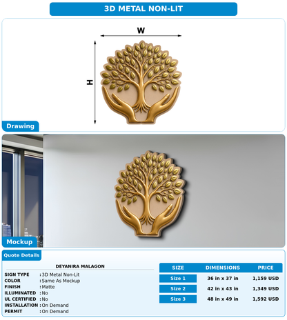 CUSTOM MOCKUP SIGN FOR Deyanira Malagon