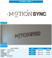 CUSTOM MOCKUP SIGN FOR avital steinberg