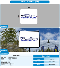 CUSTOM MOCKUP SIGN FOR John Leavitt