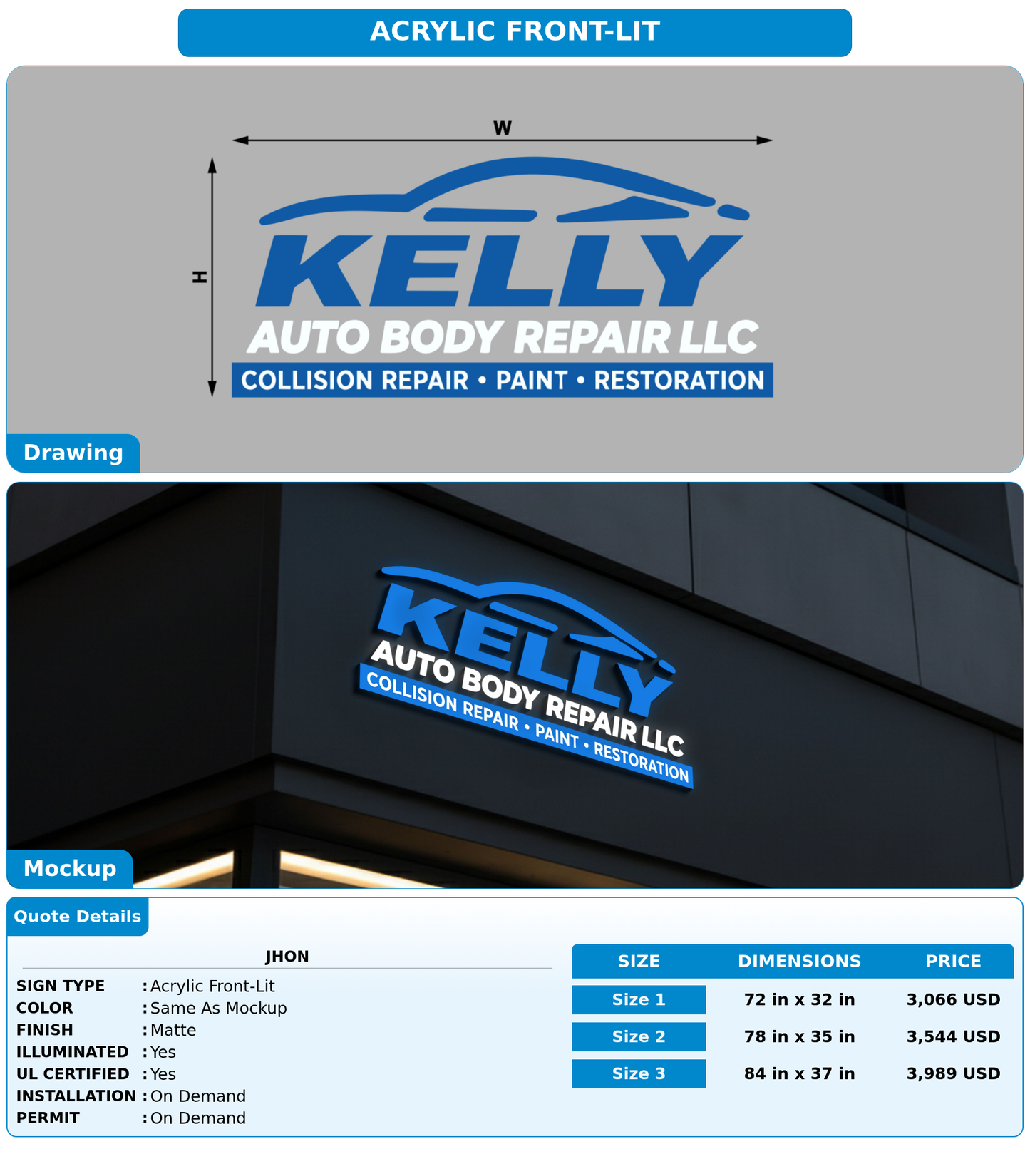 CUSTOM MOCKUP SIGN FOR Jhon