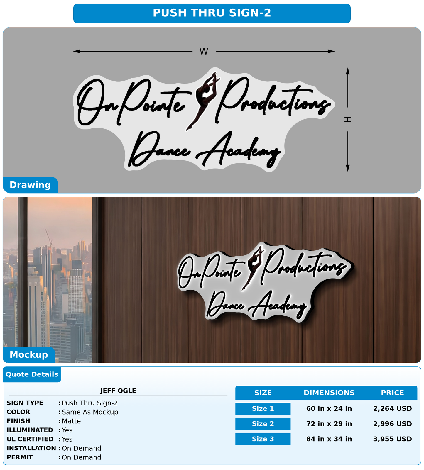 CUSTOM MOCKUP SIGN FOR Jeff Ogle