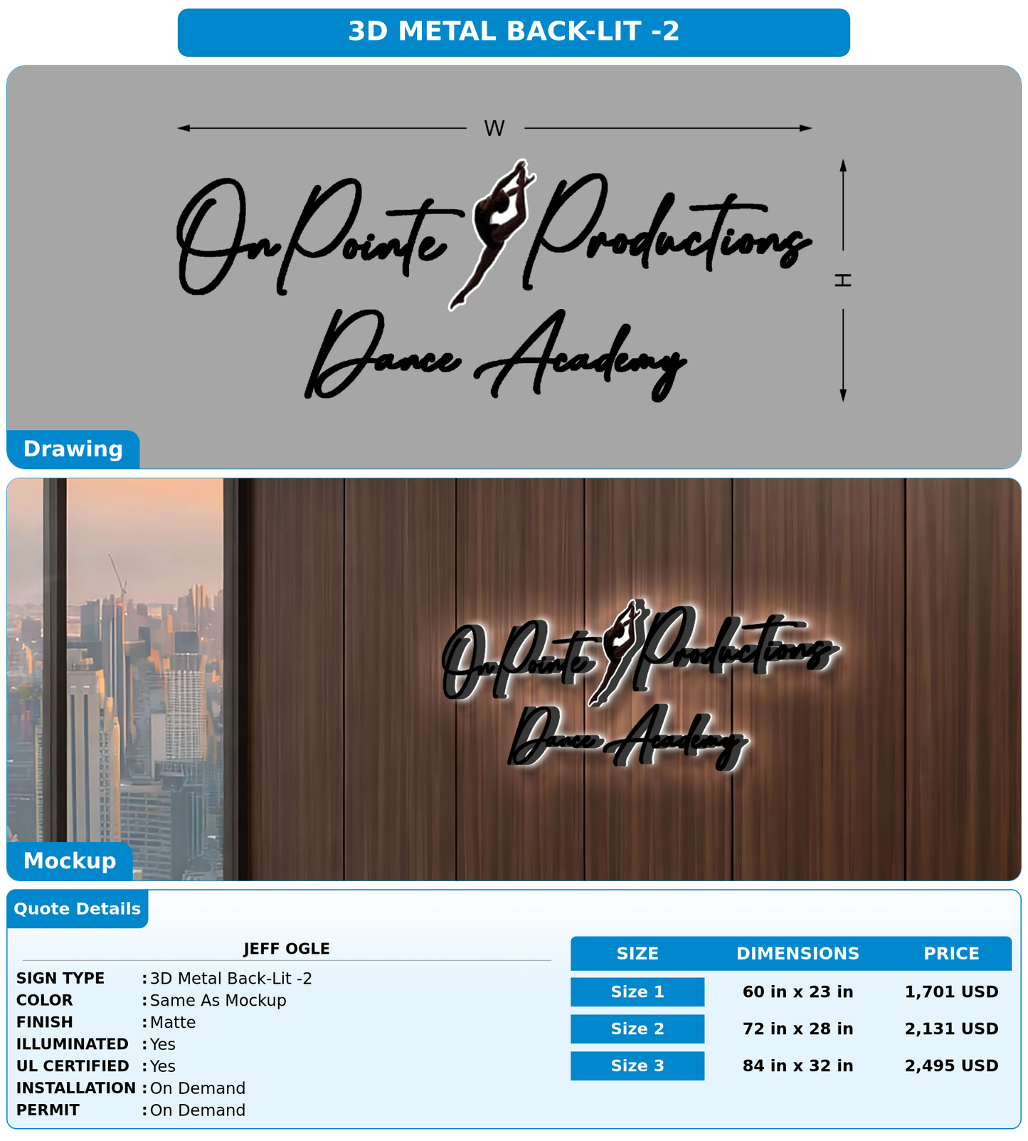 CUSTOM MOCKUP SIGN FOR Jeff Ogle