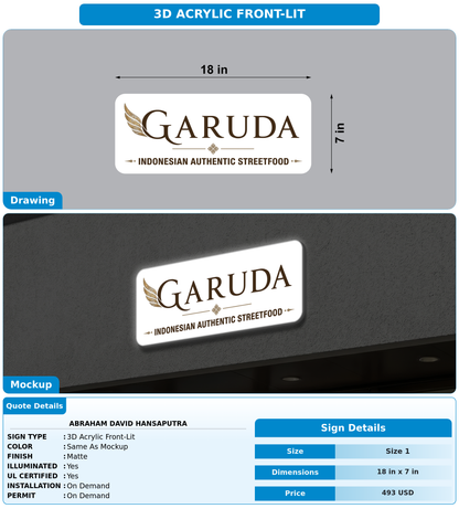 CUSTOM MOCKUP SIGN FOR Abraham David Hansaputra