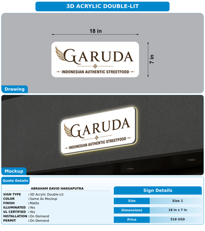 CUSTOM MOCKUP SIGN FOR Abraham David Hansaputra
