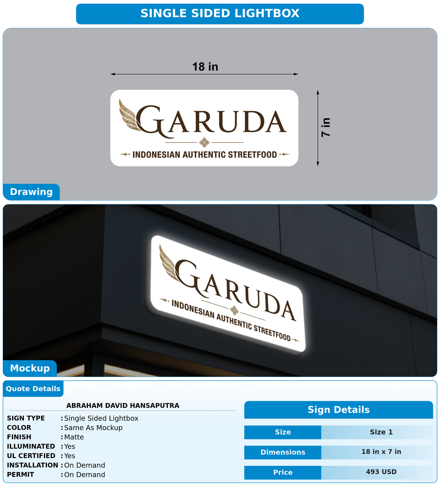 CUSTOM MOCKUP SIGN FOR Abraham David Hansaputra