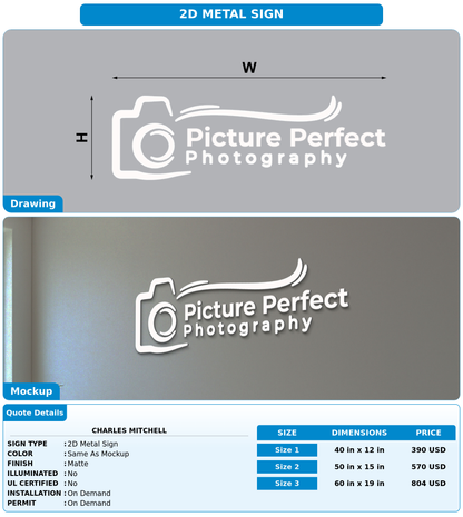 CUSTOM MOCKUP SIGN FOR Charles Mitchell