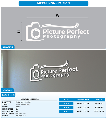 CUSTOM MOCKUP SIGN FOR Charles Mitchell