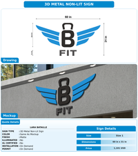 CUSTOM MOCKUP SIGN FOR Lara Bataille