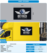 CUSTOM MOCKUP SIGN FOR Douglas Byrd
