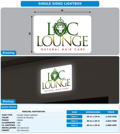 CUSTOM MOCKUP SIGN FOR Marchel Raffington