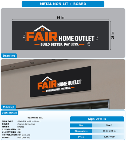 CUSTOM MOCKUP SIGN FOR Vijaypaul Bal