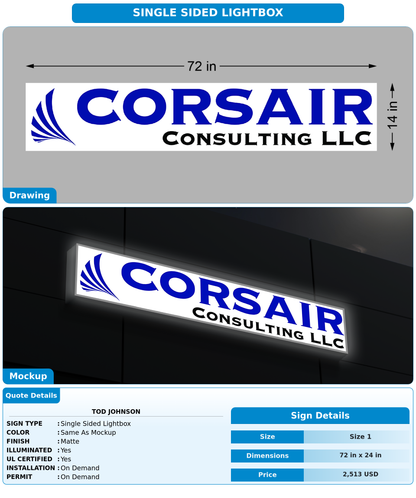 CUSTOM MOCKUP SIGN FOR Tod Johnson