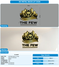CUSTOM MOCKUP SIGN FOR TJ Short