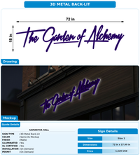 CUSTOM MOCKUP SIGN FOR Samantha hall
