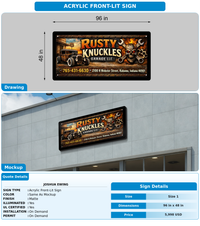 CUSTOM MOCKUP SIGN FOR Joshua Ewing