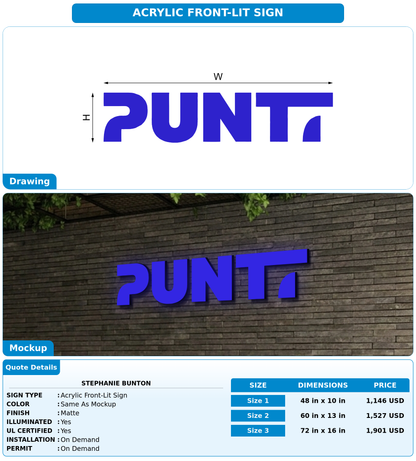 CUSTOM MOCKUP SIGN FOR Stephanie Bunton