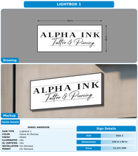 CUSTOM MOCKUP SIGN FOR Daniel Anderson