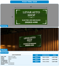 CUSTOM MOCKUP SIGN FOR Levik Mahmoody