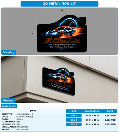 CUSTOM MOCKUP SIGN FOR Jacob