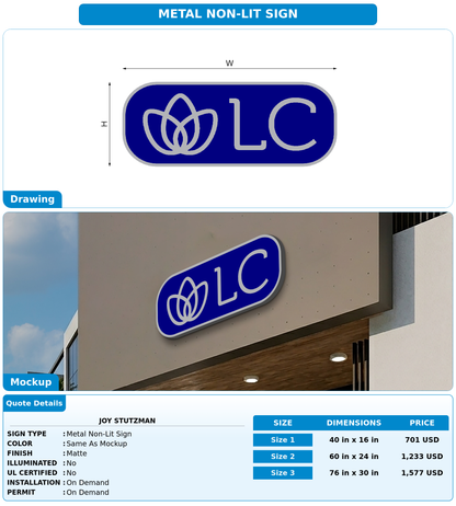 CUSTOM MOCKUP SIGN FOR Joy Stutzman