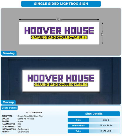CUSTOM MOCKUP SIGN FOR Scott Hoover