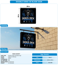 CUSTOM MOCKUP SIGN FOR Mark Doherty