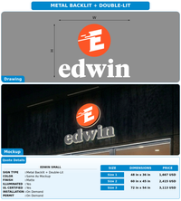 CUSTOM MOCKUP SIGN FOR Edwin Small