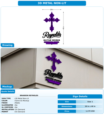 CUSTOM MOCKUP SIGN FOR Brandon Reynolds