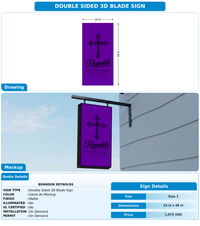 CUSTOM MOCKUP SIGN FOR Brandon Reynolds