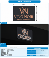 CUSTOM MOCKUP SIGN FOR Michael Brooks