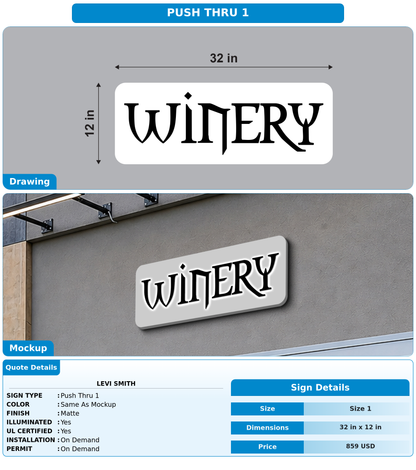 CUSTOM MOCKUP SIGN FOR Levi Smith